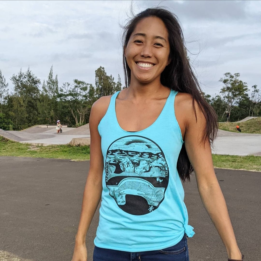Roots Skatepark Tank Top Roller Skate Oʻahu