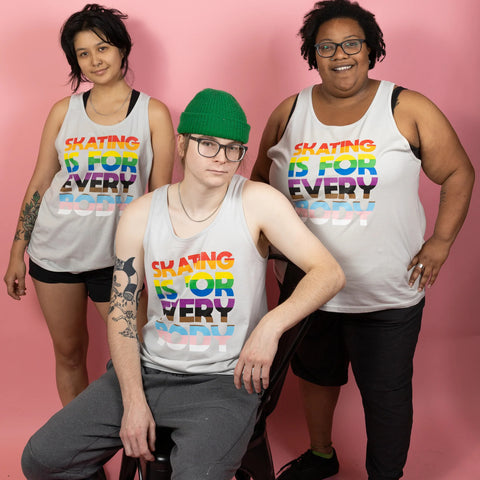 "Skating Is For Every Body" Tank Top