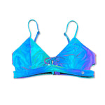 FlexLiving Womens Bikini Top - Rainbow Reflective, L