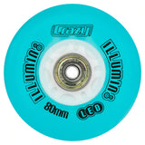 Crazy Skates illumin8 80mm Light Up Inline Skate Wheel (single wheel)
