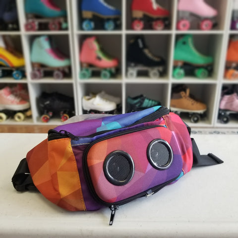 Retro Fanny Pack with Bluetooth Speaker