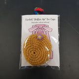 Crochet Button Top Toe Caps (1 pair)