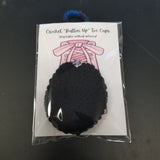 Crochet Button Top Toe Caps (1 pair)