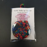 Crochet Button Top Toe Caps (1 pair)