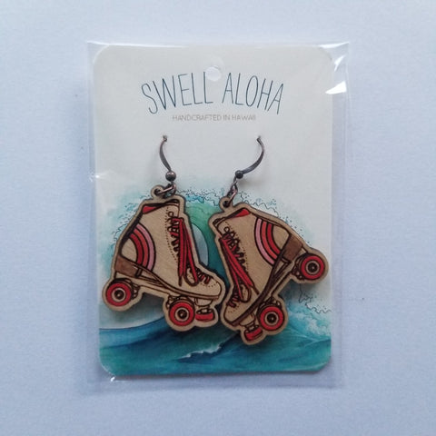 Swell Aloha Roller Skate Earrings