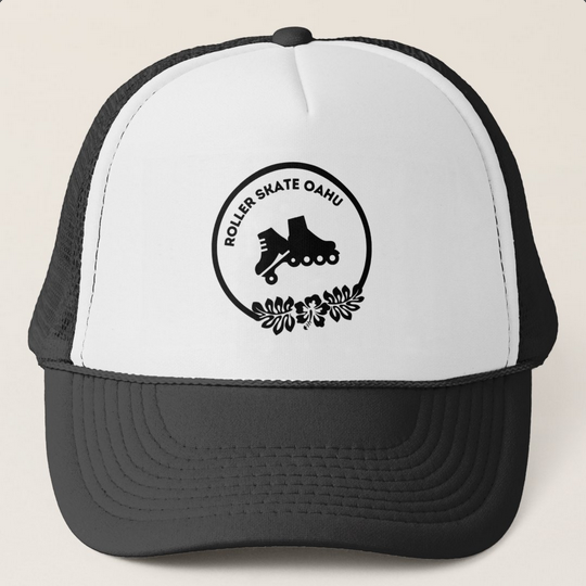 Skate top trucker hat